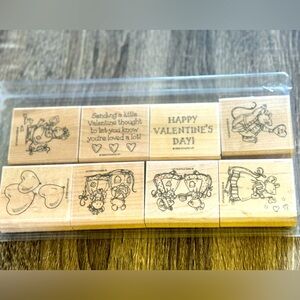 Stampin Up! 1998 Valentines Day kit, set of 8